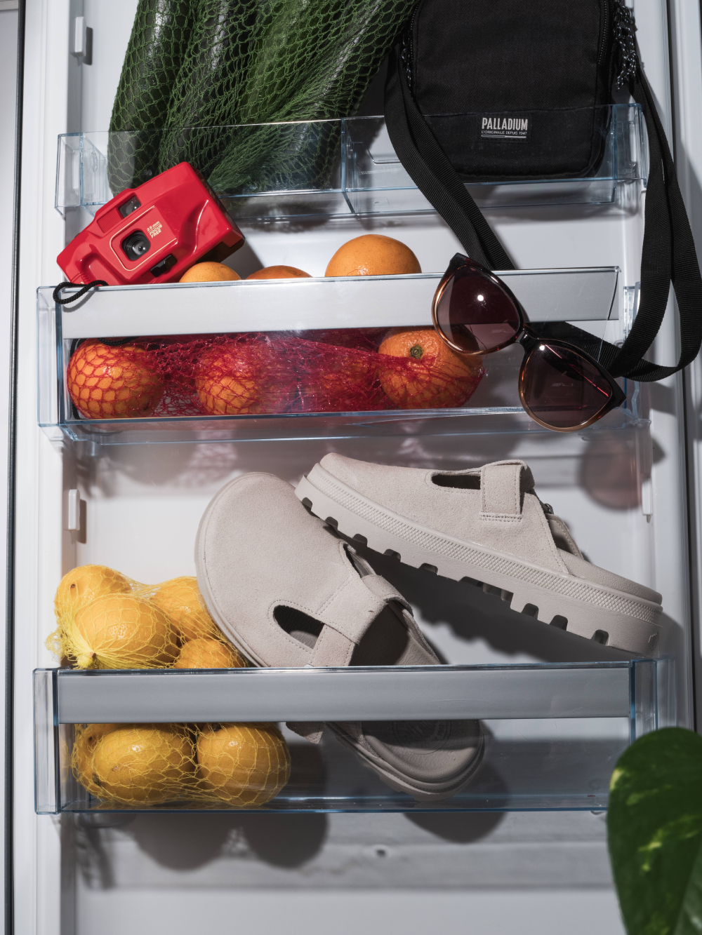 DUNELITE PYLA SDE 麂皮穆勒拖鞋 淺灰