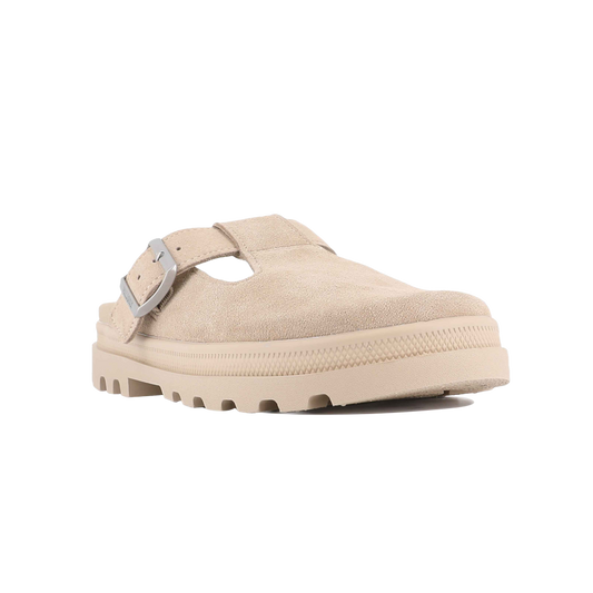 DUNELITE PYLA SDE 麂皮穆勒拖鞋 沙色