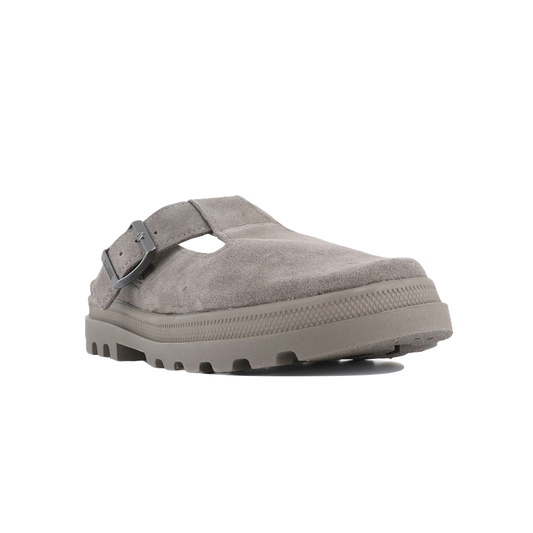 DUNELITE PYLA SDE 麂皮穆勒拖鞋 深灰