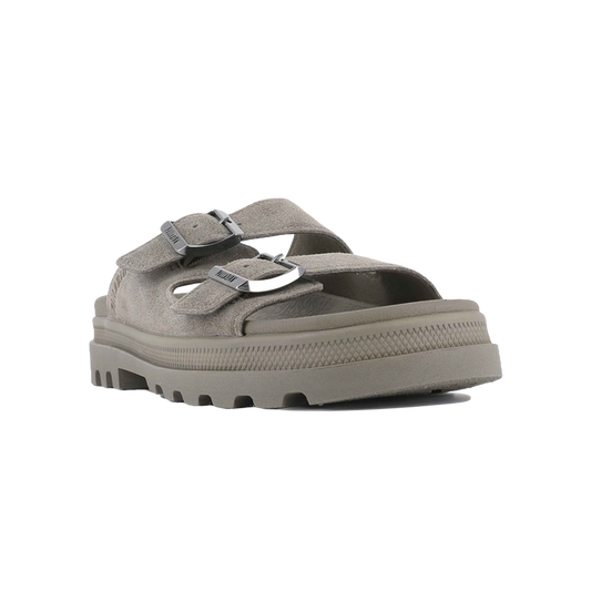 DUNELITE RIVIERA SDE 麂皮拖鞋 深灰