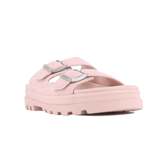 DUNELITE RIVIERA SDE 麂皮拖鞋 淺粉