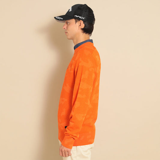 男士 圓領針織長袖上衣