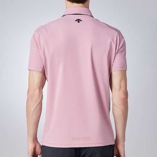 DESCENTE聯名Xander系列 HALF-ZIP SHORT-SLEEVED SHIRT 男士 高爾夫球上衣