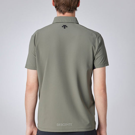 DESCENTE聯名Xander系列 SENSITIVER FABRICS BY EUROJERSEY SHORT-SLEEVED SHIRT 男士 高爾夫球上衣