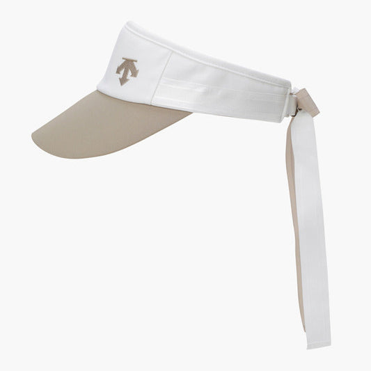 W ESSENTIAL RIBBON SUNVISOR 女士 高爾夫遮陽帽