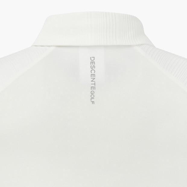 COOLING MIX RIBBED COLLARD T-SHIRT 女士 高爾夫球上衣