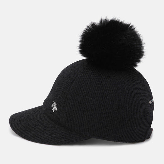 WOMENS SPORTS BASIC POMPOM BALL CAP 女士 運動帽。『可拆式毛球』