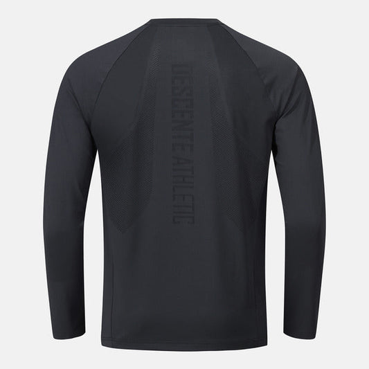 JACQUARD LONG SLEEVE T-SHIRT 男士 訓練長袖上衣