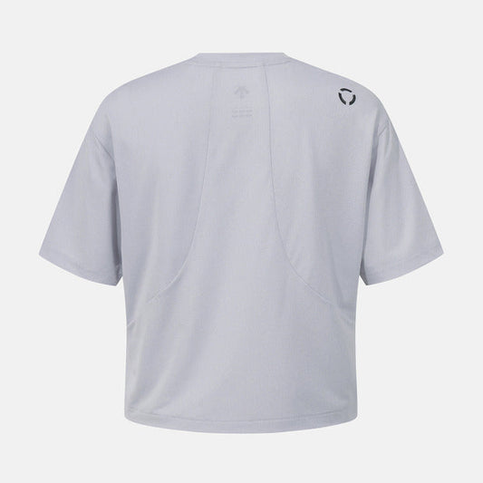 RUNNING WOMENS CROPPED OVER FIT SHORT SLEEVE T-SHIRT 女士 運動上衣