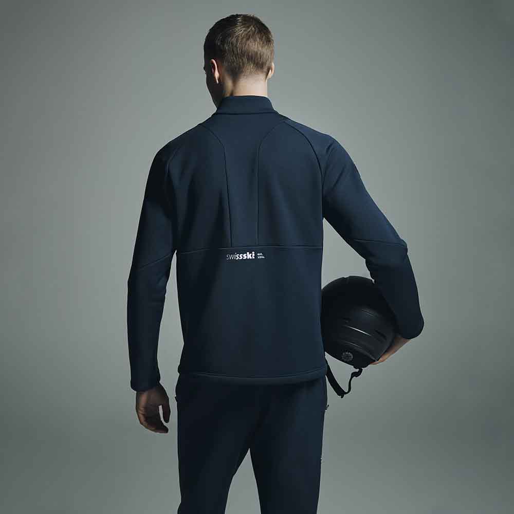 [SWISS SKI] FLEECE STRETCH TRAINING JACKET 男士 彈性訓練外套