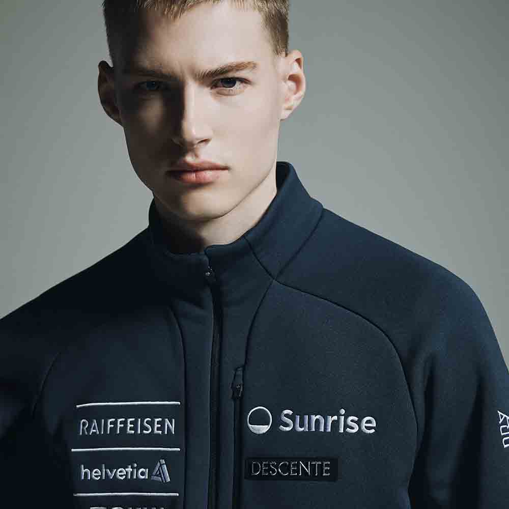 [SWISS SKI] FLEECE STRETCH TRAINING JACKET 男士 彈性訓練外套