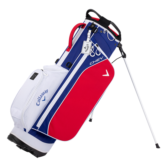 STN CHEV WHT/NVY/RED 24 JM高爾夫球袋