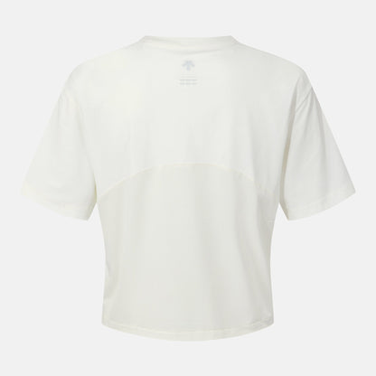 WOMEN'S RUNNING COOL CROP T-SHIRT 女士 休閒短袖上衣