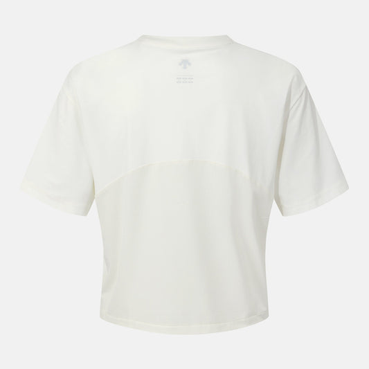 WOMEN'S RUNNING COOL CROP T-SHIRT 女士 休閒短袖上衣