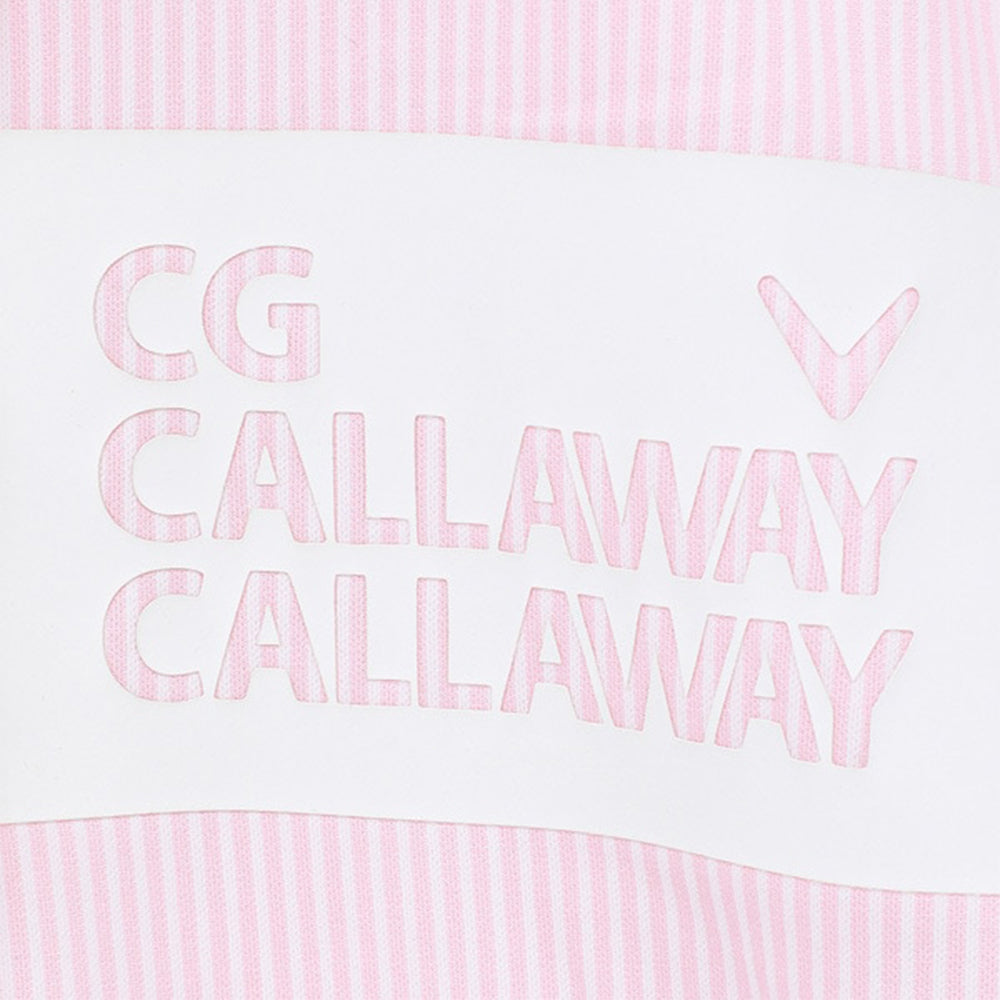 女士 條紋短袖POLO