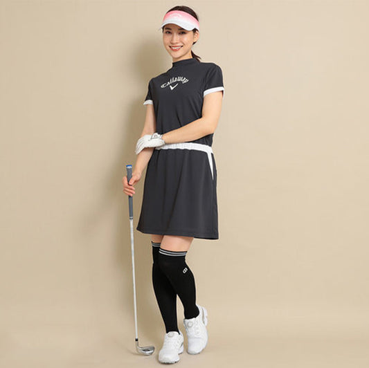 女士 快乾短袖洋裝