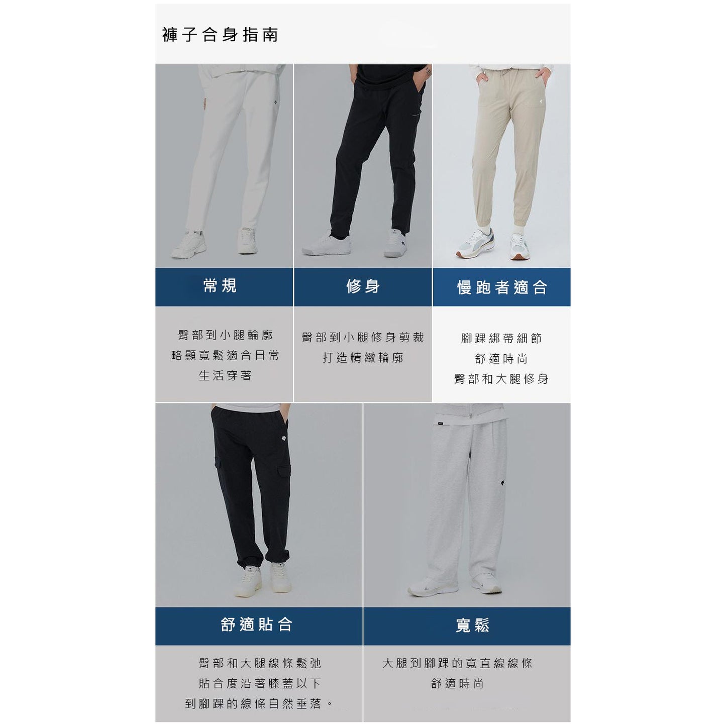 SLIM OUTPOCKET WOVEN JOGGER PANTS 男士 運動慢跑褲