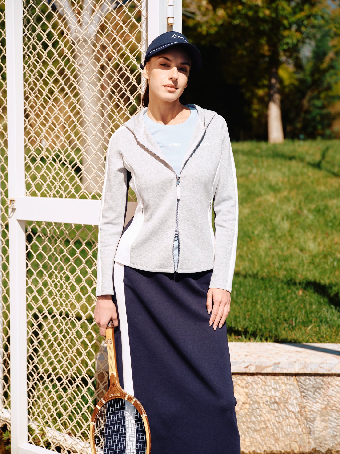 KNIT JACKET 女士 連帽外套