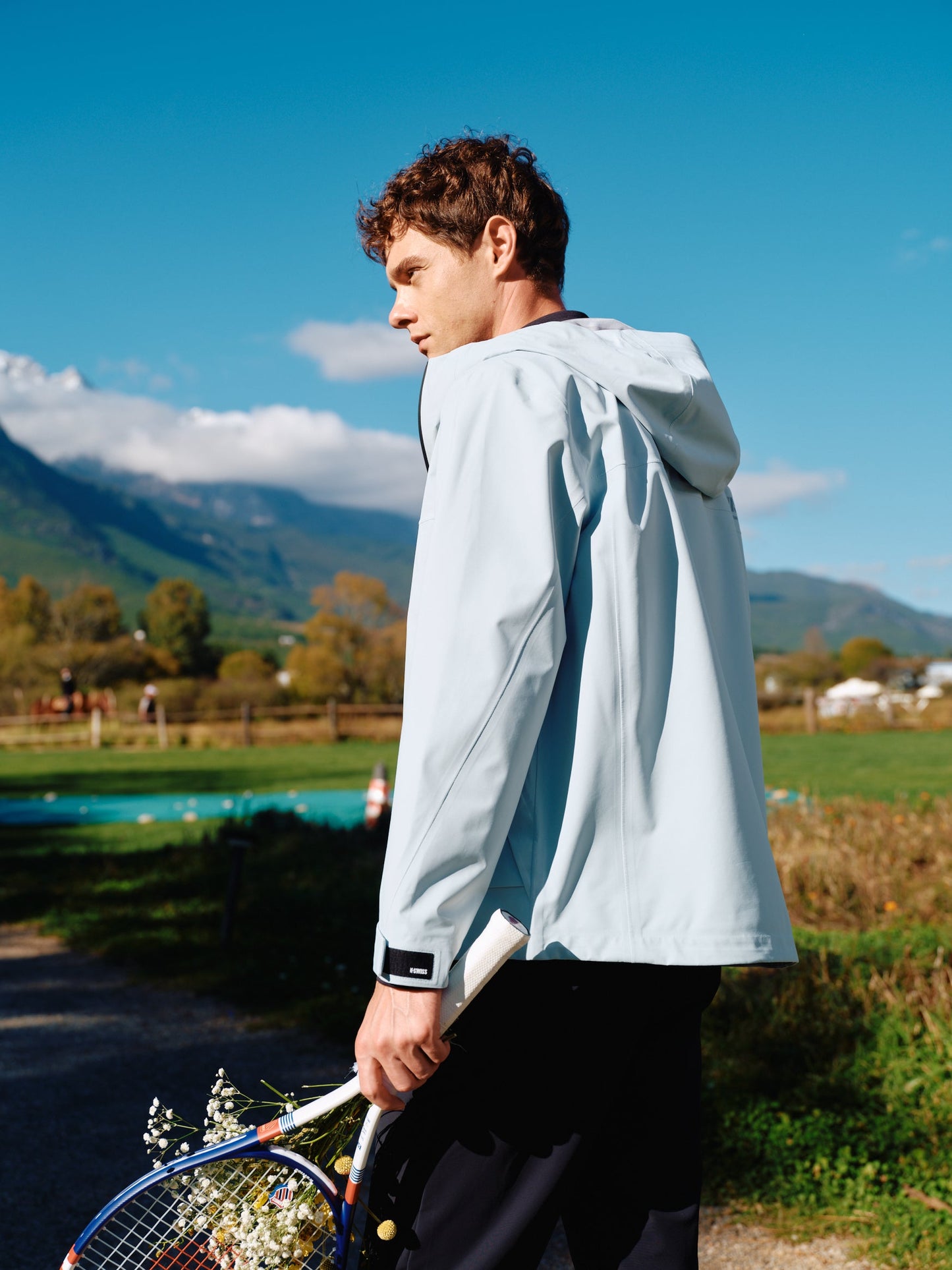 WOVEN JACKET 男士 連帽梭織外套