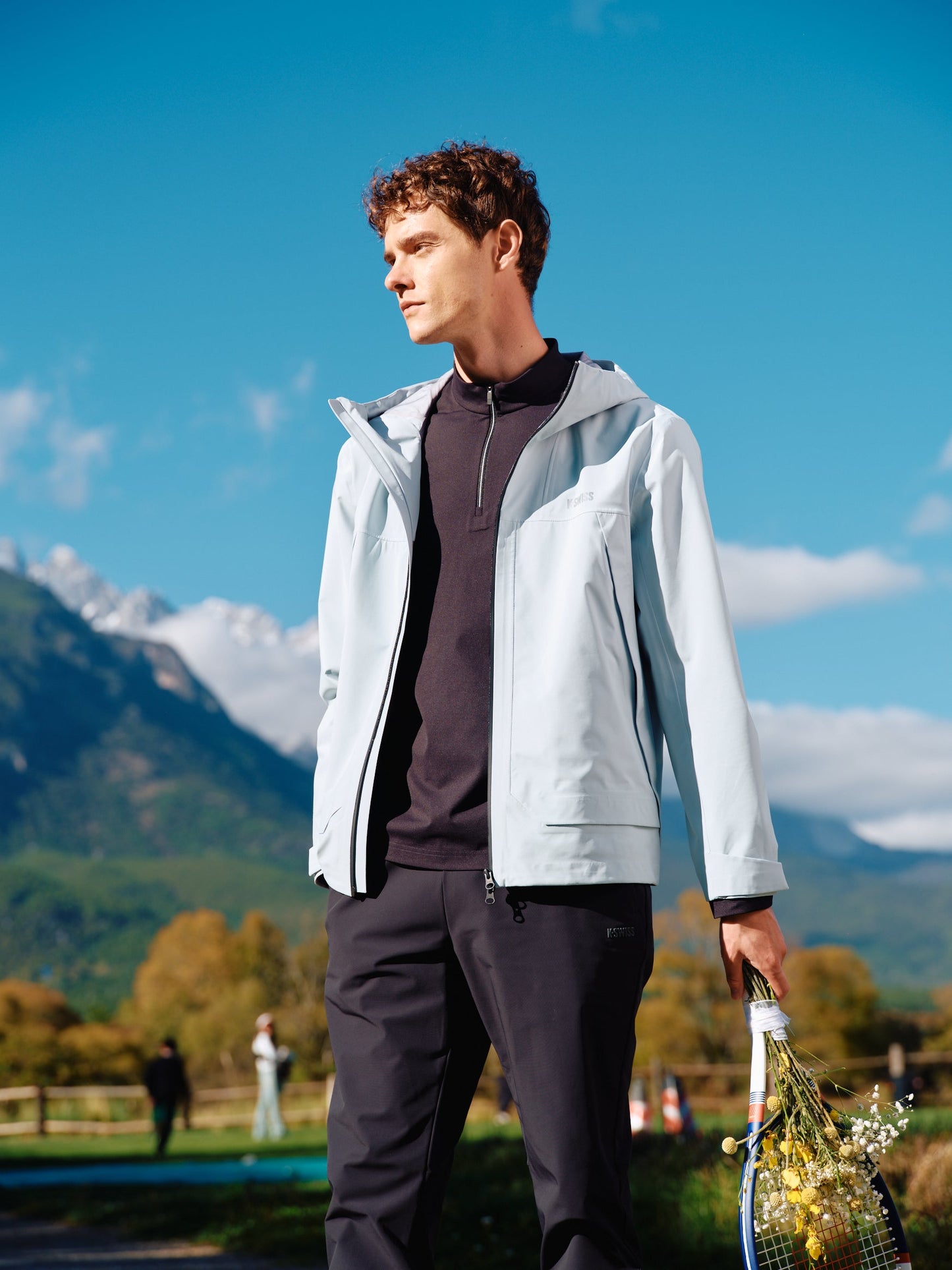 WOVEN JACKET 男士 連帽梭織外套