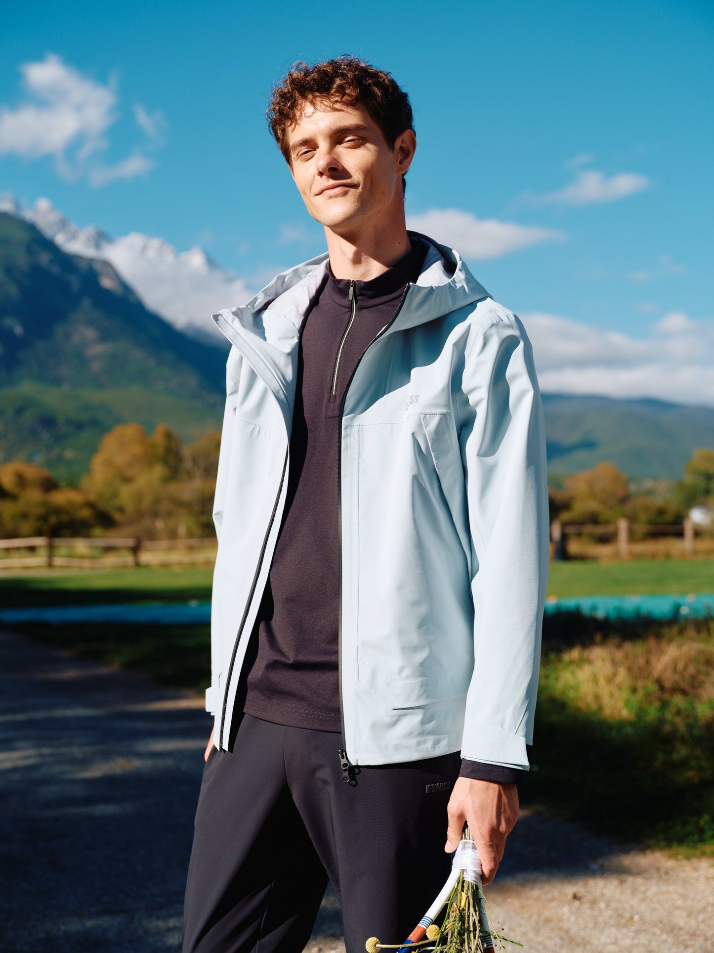 WOVEN JACKET 男士 連帽梭織外套