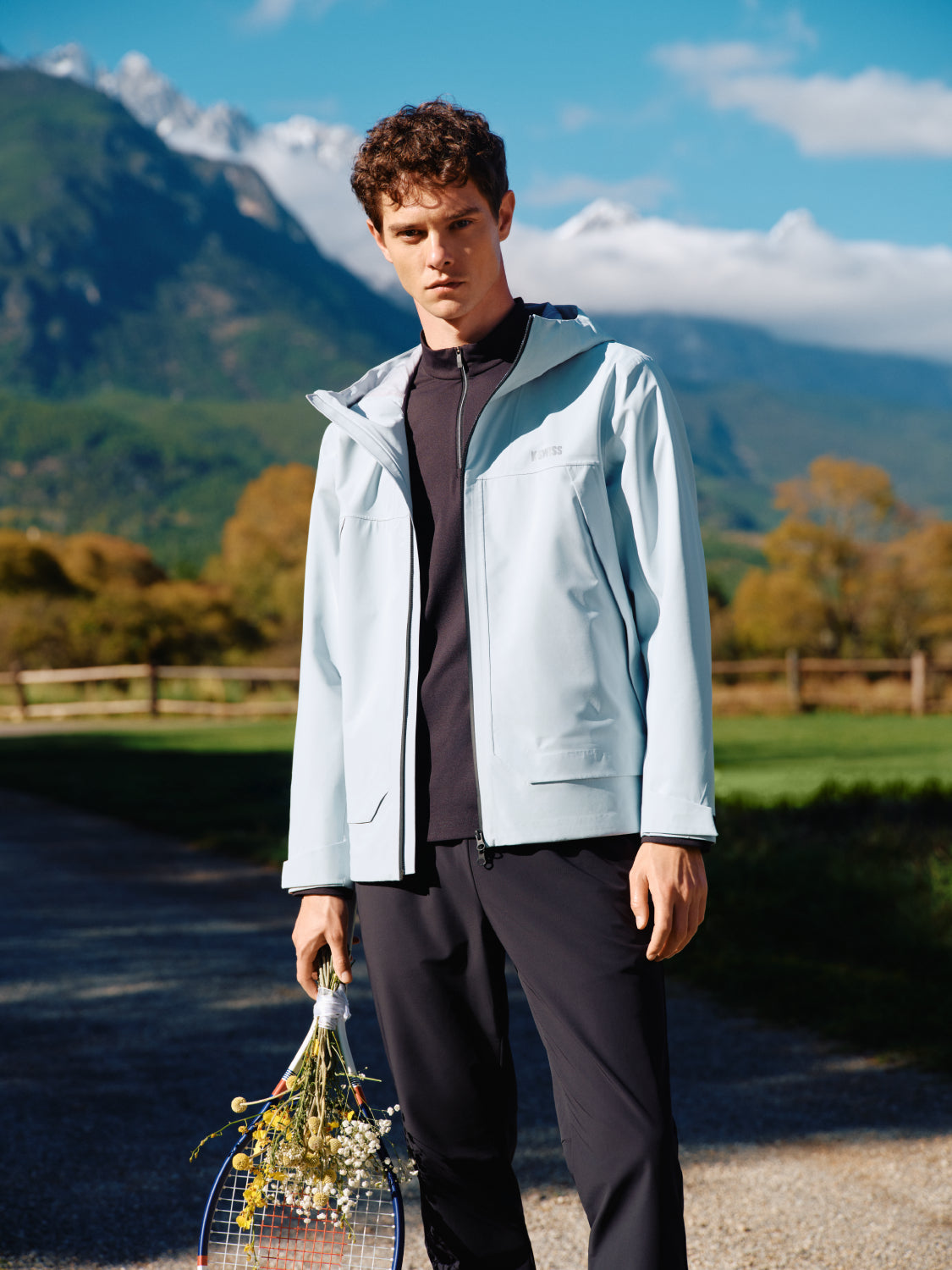 WOVEN JACKET 男士 連帽梭織外套