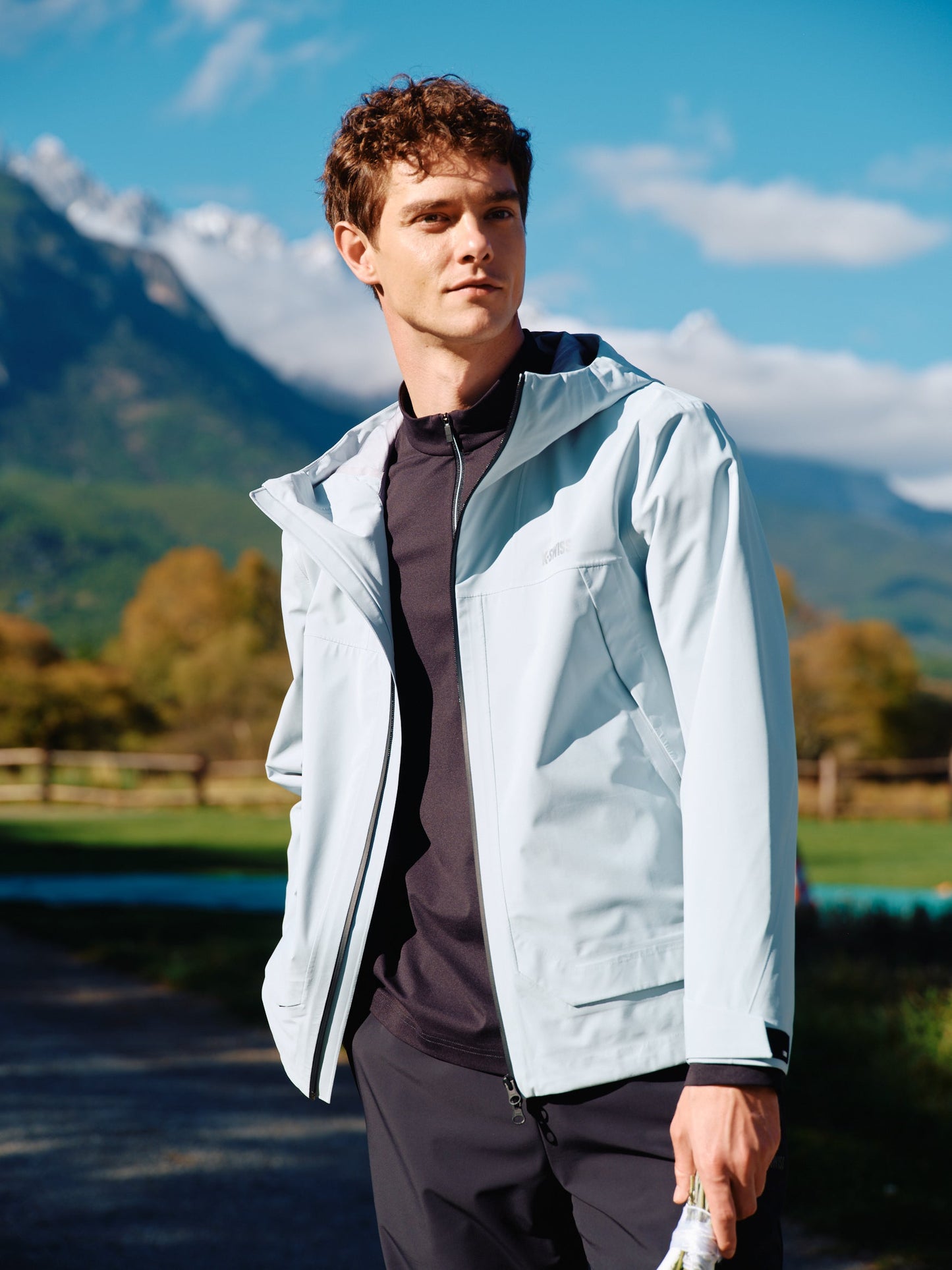 WOVEN JACKET 男士 連帽梭織外套