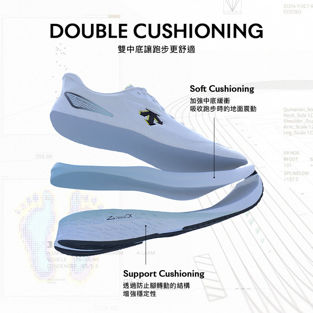 ENERZITE RIDE 男士 運動跑鞋