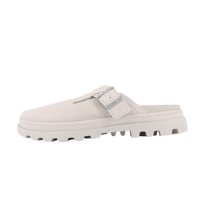 DUNELITE PYLA SDE 麂皮穆勒拖鞋 淺灰