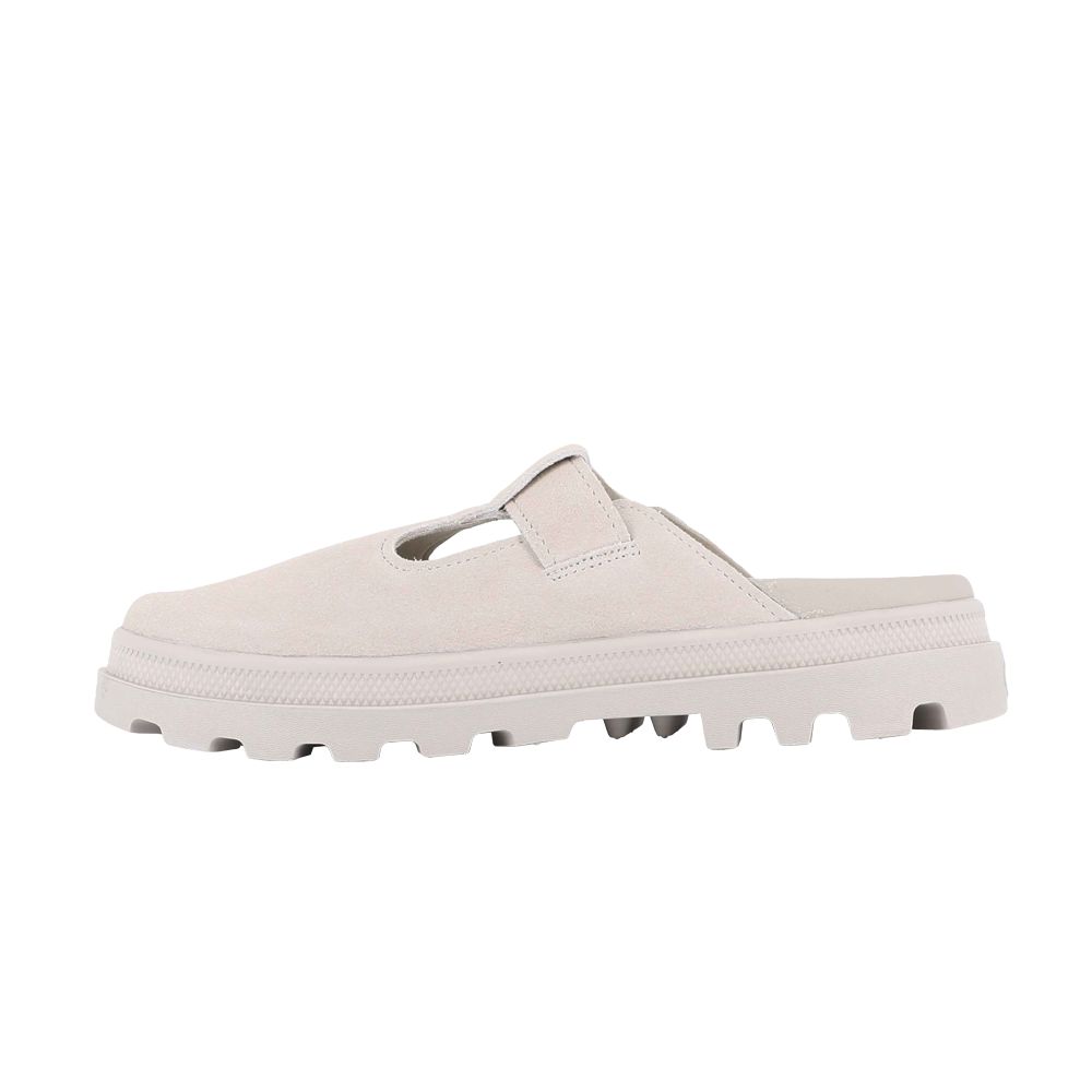 DUNELITE PYLA SDE 麂皮穆勒拖鞋 淺灰