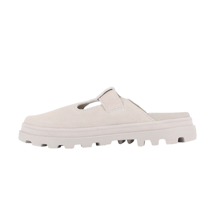 DUNELITE PYLA SDE 麂皮穆勒拖鞋 淺灰