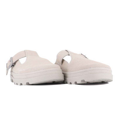 DUNELITE PYLA SDE 麂皮穆勒拖鞋 淺灰