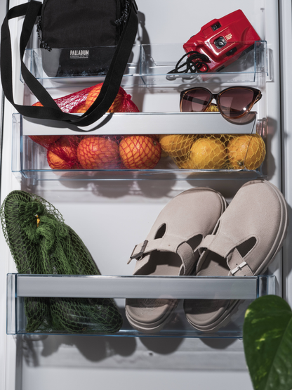 DUNELITE PYLA SDE 麂皮穆勒拖鞋 淺灰