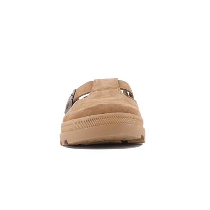 DUNELITE PYLA SDE 麂皮穆勒拖鞋 棕色