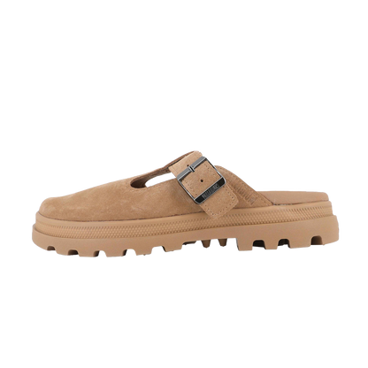 DUNELITE PYLA SDE 麂皮穆勒拖鞋 棕色