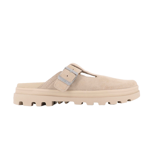 DUNELITE PYLA SDE 麂皮穆勒拖鞋 沙色