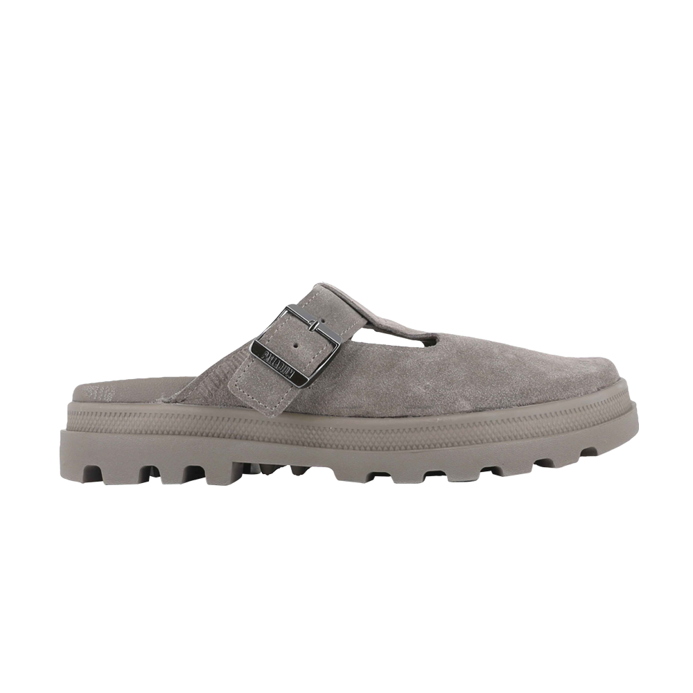 DUNELITE PYLA SDE 麂皮穆勒拖鞋 深灰