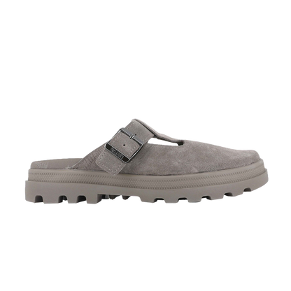 DUNELITE PYLA SDE 麂皮穆勒拖鞋 深灰