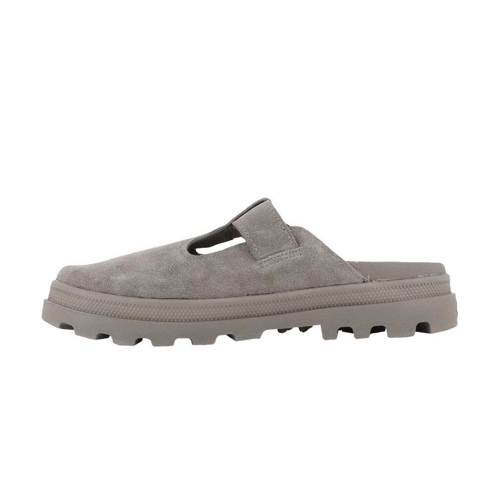 DUNELITE PYLA SDE 麂皮穆勒拖鞋 深灰