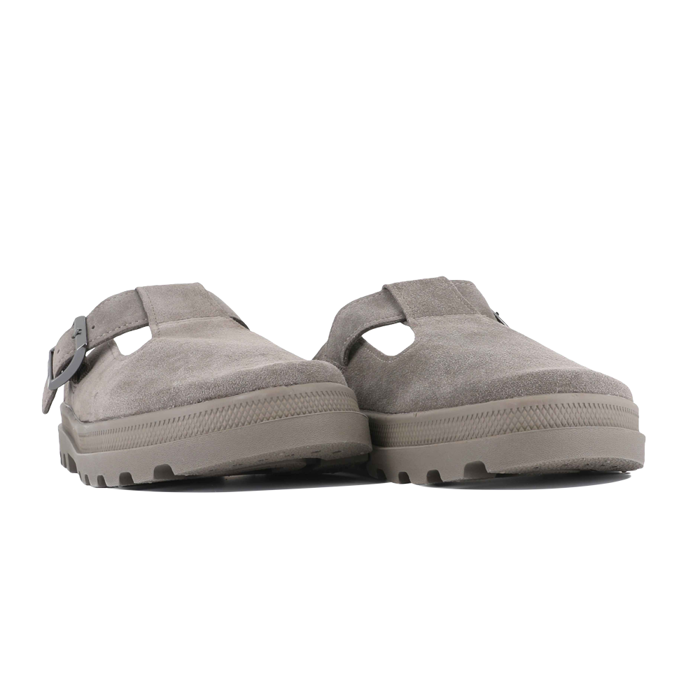 DUNELITE PYLA SDE 麂皮穆勒拖鞋 深灰