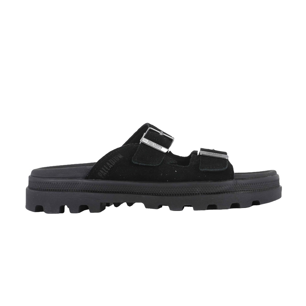 DUNELITE RIVIERA SDE  麂皮拖鞋 黑