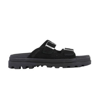 DUNELITE RIVIERA SDE  麂皮拖鞋 黑