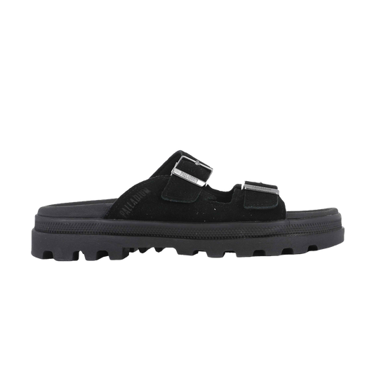 DUNELITE RIVIERA SDE  麂皮拖鞋 黑