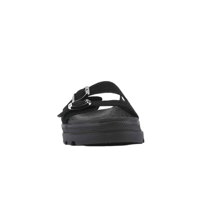 DUNELITE RIVIERA SDE  麂皮拖鞋 黑