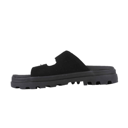 DUNELITE RIVIERA SDE  麂皮拖鞋 黑