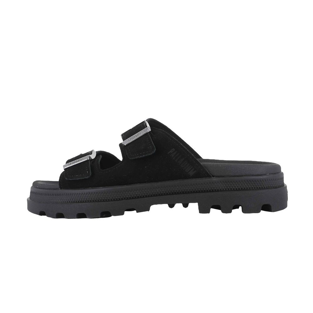 DUNELITE RIVIERA SDE  麂皮拖鞋 黑