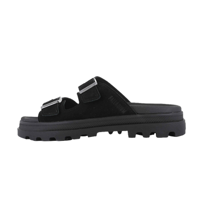 DUNELITE RIVIERA SDE  麂皮拖鞋 黑