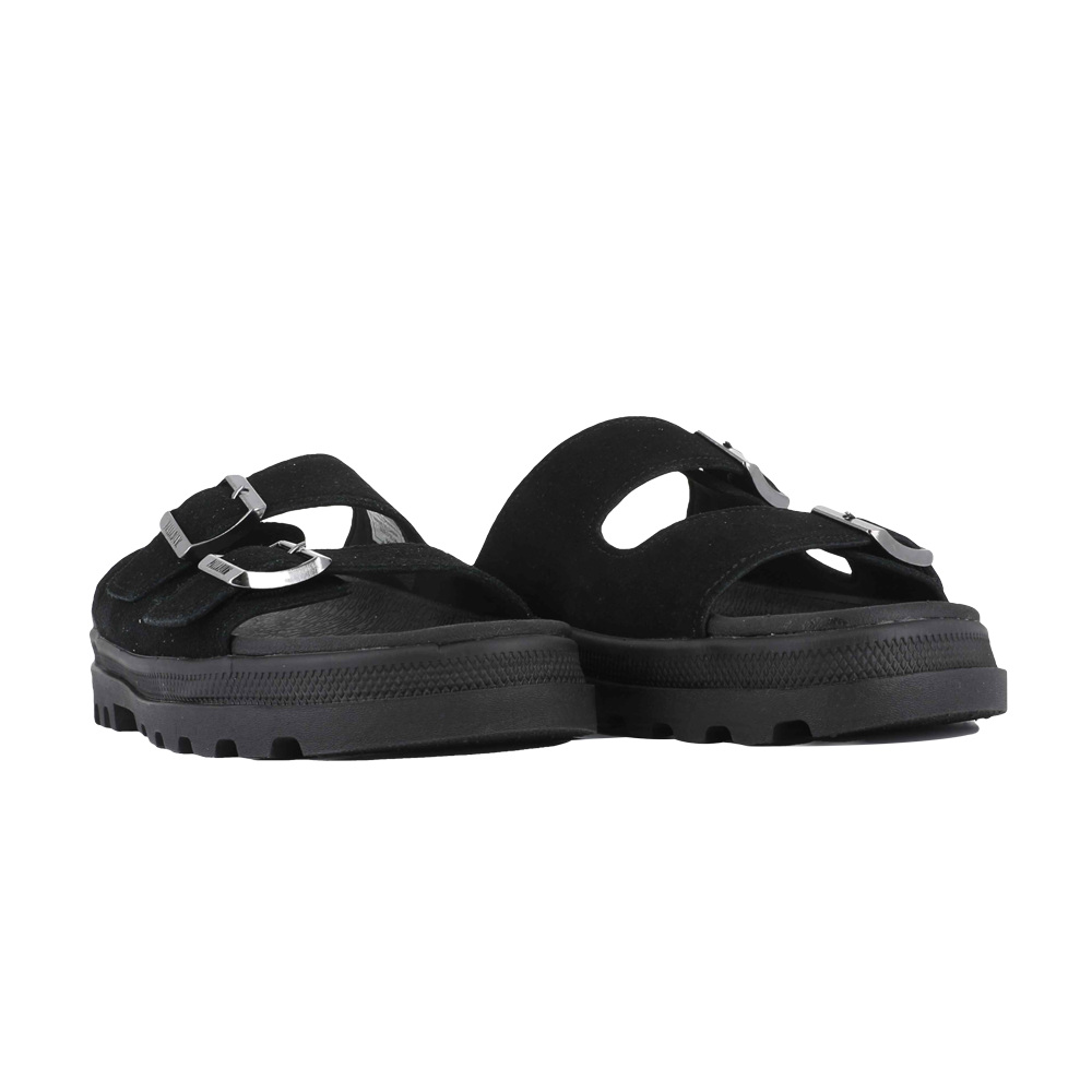 DUNELITE RIVIERA SDE  麂皮拖鞋 黑