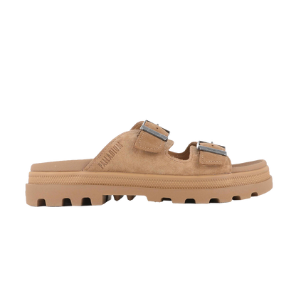 DUNELITE RIVIERA SDE  麂皮拖鞋 棕色