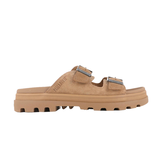 DUNELITE RIVIERA SDE  麂皮拖鞋 棕色